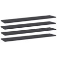 thumbnail image 1 of vidaXL Bookshelf Boards 4 pcs Grey 100x20x1.5 cm Engineered Wood, 1 of 4