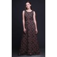 thumbnail image 3 of Bimba Robe Longue Sans Manches pour Femmes à Imprimé Teinture sur Nœuds Style Chic Maxi-Robe-Petit, 3 of 6