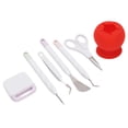 thumbnail image 2 of Ensemble d'Outils de Désherbage en Vinyle, Débris Clairs Ensemble d'Outils de Production DIY Anti-Déchirure pour Camées pour Silhouettes pour Lettrage Rouge, 2 of 8