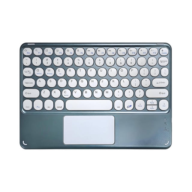 Estbridge Clavier Bluetooth Résistance à la Pression Élevée Petit Clavier Rétroaction au Toucher Parfaite Clavier Sans Fil avec Pavé Tactile Style 7