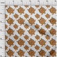 thumbnail image 2 of oneOone Cotton Poplin Rust Brown Fabric Nautical Craft Projects Decor Fabric Printed By The Yard 42 Inch Wide, 2 of 4