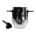 thumbnail image 2 of veasfak Paperless Pour Over Coffee Maker, Mesh , Coffee Accessories for the Office Black, 2 of 9