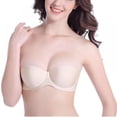 thumbnail image 1 of AMERTEER Women Strapless Clear Bra Invisible Strap Backless Push Up Lightly Padded Brassiere, 1 of 8