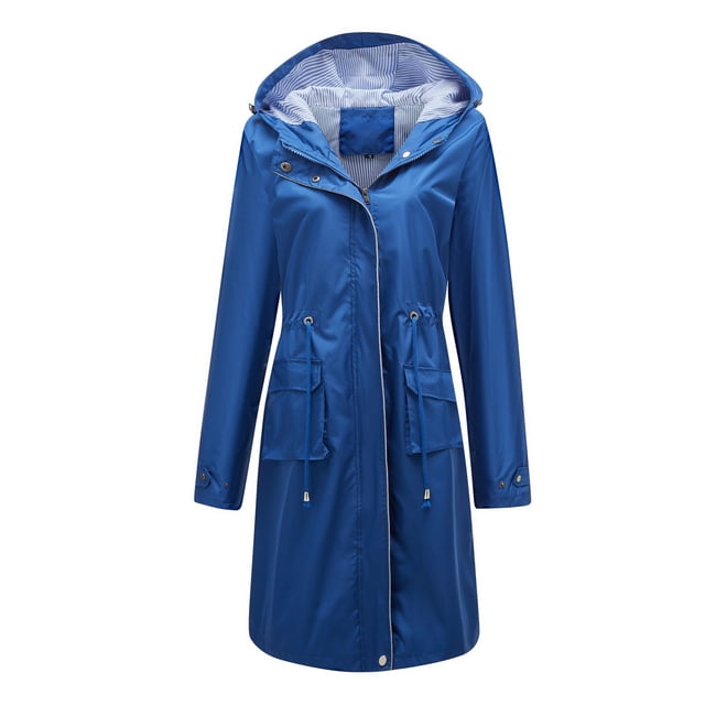 Dvkptbk Veste à Capuche pour Femmes, Imperméable, Coupe-Vent, en Liquidation