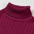 thumbnail image 3 of fatyb Chandail pour Hommes à Col Roulé Décontracté Tricoté Extensible à Manches Longues Hauts Chauds d'Automne Hiver pour Hommes, 3 of 5