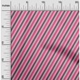 thumbnail image 1 of oneOone Tissu Polyester Lycra à Rayures Diagonales Imprimé au Mètre 56 Pouces de Large, 1 of 4