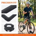 thumbnail image 2 of Lttoisl BiNavi Étui de Protection en Silicone pour Ordinateur GPS, Coque Souple de Protection d'Écran, Accessoires de Peau Anti-Rayures et Antichoc pour Cyclocomputer iGPSPORT, Noir, 2 of 8