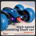 thumbnail image 2 of XZNGL Outdoor Remote Control Car Rollover Stunt Car 360 Degree Double Sided Dumper Remote Control Racing Off-Road Car Rechargeable Childrens Toys Rechargeable Remote Control Car, 2 of 7