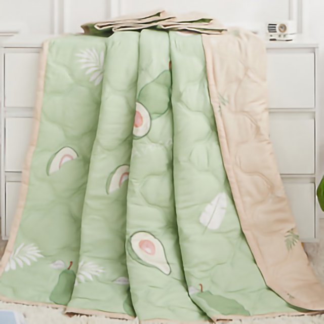 Air Conditioner Quilt Summer Air Conditioner Quilt Machine Washable Soft Breathable Portable Air Conditioner Blanket Summer Comforter