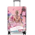 thumbnail image 1 of Travel Luggage Cover Suitcase Protector Fits 18-32 Inch Luggage Wheel Covers Patterned Travel Related Items Flower Luggage Protector Elastic Luggage Anti-scratch Suitcase Cover M, 1 of 5