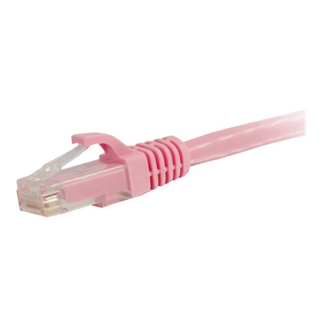 C2G 7ft Cat6a Snagless Unshielded (UTP) Network Patch Ethernet Cable - Pink - Patch cable - RJ-45 (M) to RJ-45 (M) - 7 ft - UTP - CAT 6a - molded, snagless, stranded - pink