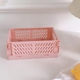 thumbnail image 1 of TopLLC Storage Bins Mini Foldable Plastic Storage Basket For Organizing Crates With Handles For Desks And Bedrooms Storage Bags, 1 of 2