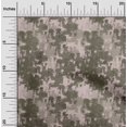 thumbnail image 2 of oneOone Polyester Spandex Olive Green Fabric Abstract Texture Sewing Material Print Fabric By The Yard 56 Inch Wide, 2 of 5