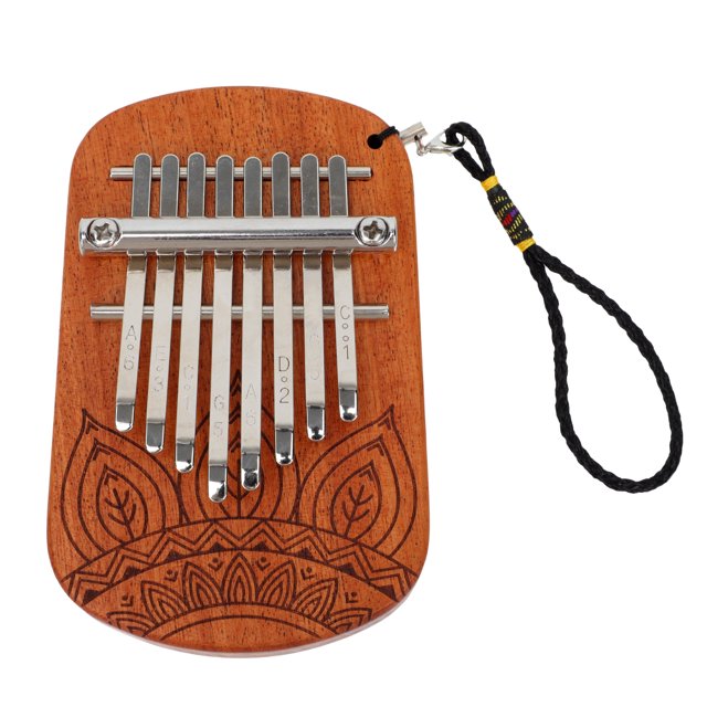 Instrument Kalimba Durable pour le Bout des Doigts Kalimba Mini 8 Tons Piano à Doigt Portable