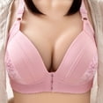 thumbnail image 2 of Timegard Front Closure Bras for Women Full Coverage Adjustable Strap No Underwire Bras Seniors Bras, 2 of 5