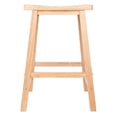 thumbnail image 4 of Winsome Satori Saddle Seat Counter Stool, Natural, 4 of 6