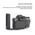 thumbnail image 3 of Camera Side Handgrip, Aluminum Alloy and Rubber Universal Side Handle Grip Easy Attachment Ergonomic  for Work, 3 of 7