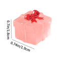 thumbnail image 3 of WRKEKC Clearance 12pcs Christmas Luminous Mini Gift Box Micro Small Ornaments Transparent Gift Box DIY Small Accessories, 3 of 6