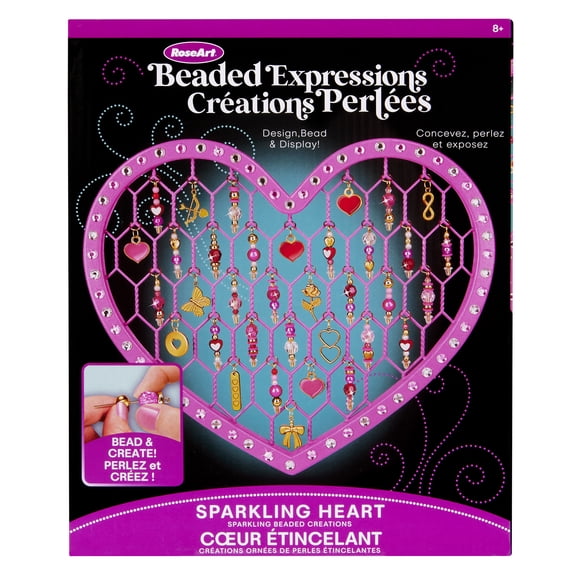 Beaded Expressions,  Attrape-soleil  artisanat forme de cœur, à partir de 8 ans,  Multicolore.