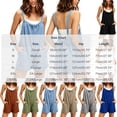 thumbnail image 4 of Sentmoon Shorts Jumpsuit for Women Sleeveless Linen Rompers Women Solid Color Backless Regular Fit Women's Jumpsuits, Rompers & Overalls Summer for Lounge and Relax S-3XL, 4 of 9