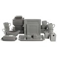 thumbnail image 2 of 10 Strawberry Street Nova Square 40 pc Dinnerware Set, gray, 2 of 4