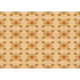 thumbnail image 1 of Ahgly Company Tapis Rectangulaire Orange Lavable en Machine, 3 Pieds x 5 Pieds, 1 of 7