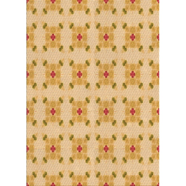 Ahgly Company Tapis Rectangulaire Orange Lavable en Machine, 3 Pieds x 5 Pieds