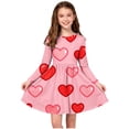 thumbnail image 2 of Tauxra Robe à Manches Longues pour Femmes, Robe Patineuse Extensible Évasée, Robe de Soirée Formelle à Col Rond et Tournoyante pour Femmes, Robe Basique Décontractée Unie à Manches Longues, 2 of 6