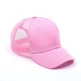 thumbnail image 4 of Women Adjustable Ponytail Baseball Cap Girl Snapback Outdoor Caps Female Summer Hats Mesh Net Trucker Hat, 4 of 7