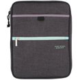 thumbnail image 1 of Five Star 1" Carry-All Zipper Binder, Mint/Charcoal, 1 of 4