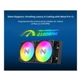 thumbnail image 4 of MONTECH HYPERFLOW HyperFlow ARGB 240 AIO CPU Liquid Cooler Black, 4 of 5