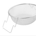 thumbnail image 3 of yuksok Panier Rond en Maille d'Acier Inoxydable pour Friture Croustilles de Pommes de Terre avec Poignée 23 cm Rond 23 cm, 3 of 9