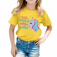 thumbnail image 1 of TZEWGL Chemise Mignonne pour Fille Garçon Imprimé Col Rond Manches Courtes Ample pour Bébés Taille 12-13T, 1 of 4
