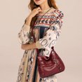 thumbnail image 2 of Vaidha Zipper Crossbody Bag With Wide Shoulder Strap Phone Wallet, Shoulder Purse, Multiple Zipper Pockets., 2 of 7