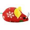 thumbnail image 1 of Christmas Cat Mice Toy Creative Lovely Plush Pet Interactive Toy Catnip Toy, 1 of 9