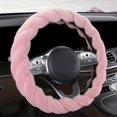 thumbnail image 1 of Chmadoxn Car Steering Wheel Cover With Soft Warm Non-Slip Car Decoration Car Wheel Protector Universal Fits 14-15 Inches Steering Wheel Covers, 1 of 9