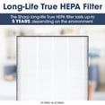 thumbnail image 4 of SHARP FZC100HFU True HEPA Replacement Filter for KC850U & KCC100U, Long-Life 99.97% Particle Capture Air Purifier Filter, Genuine Sharp Part, 4 of 5