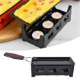 thumbnail image 4 of Mini Gril à Raclette au Fromage, Transfère la Chaleur Uniformément, Poêle à Beurre Sécuritaire pour la Cuisine, 4 of 7