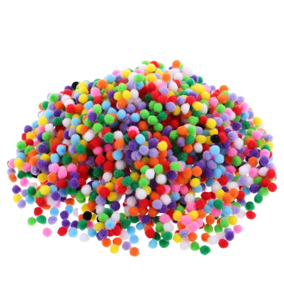 2000pcs 5mm Craft Pom Poms For Diy Creative Projects Soft And Fuzzy Multicolor Pom Pom Balls For Kids Diy Art Creative Crafts Supplies