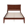 thumbnail image 4 of AFI Metro Queen Solid Wood Platform Bed with USB Charging Station in Walnut, 4 of 7