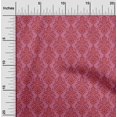 thumbnail image 2 of oneOone Georgette Viscose Pink Fabric Damask Craft Projects Decor Fabric Printed By The Yard 42 Inch Wide, 2 of 5