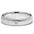 thumbnail image 1 of Mens Diamond Solitaire 14K White Gold Wedding Ring Band, 1 of 2