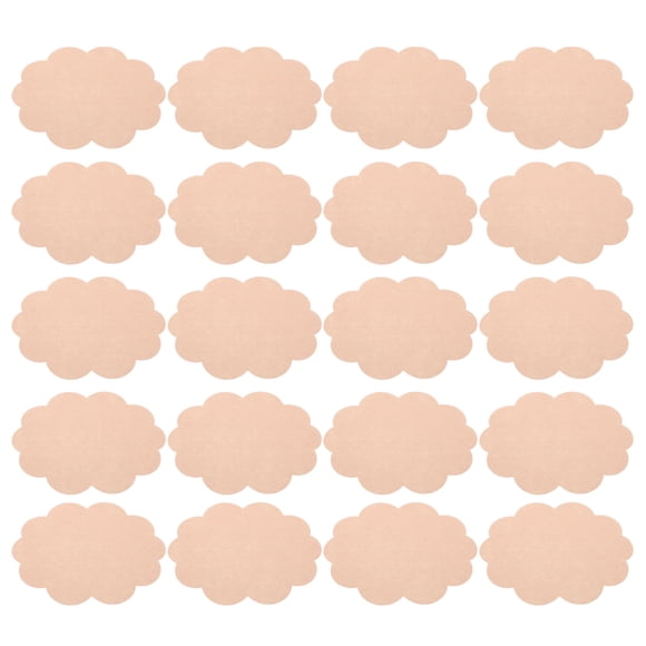 OUNONA 30pcs Anti Chafing Stickers Beige Non Woven Fabric Thigh Chafing Prevention Pads for Women Daily Wear
