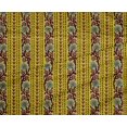 thumbnail image 4 of oneOone Polyester Lycra Fabric Leaves & Floral Block Printed Craft Fabric BTY 56 Inch Wide, 4 of 5