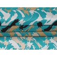 thumbnail image 5 of oneOone Velvet Teal Green Fabric Geometric Sewing Craft Projects Fabric Prints By Yard 58 Inch Wide-9H, 5 of 5