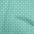 thumbnail image 1 of oneOone Polyester Spandex Sea Green Fabric Geometric Tile Sewing Craft Projects Fabric Prints By Yard 56 Inch Wide, 1 of 4