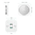 thumbnail image 2 of 95-240V Programmable Thermostat 5+1+1 Six-segment Touch Screen LCD Display with Backlight Boiler Heating Thermostat Temperature Controller, 2 of 8