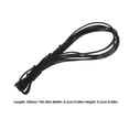 thumbnail image 2 of GAXIRE 5Pcs Trampoline Net Tie Down Rope Black Practical Design Easy Installation for Trampoline Net Securing, 2 of 6