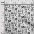 thumbnail image 2 of oneOone Tissu en Coton Flex Gris à Fleurs Tissu pour Robe Tissu Imprimé au Mètre 40 Pouces de Large, 2 of 4