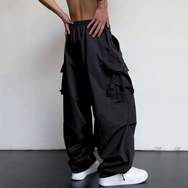 2025 Men's Cargo Pants Mens Casual Waist Color Men's Outdoor Zip